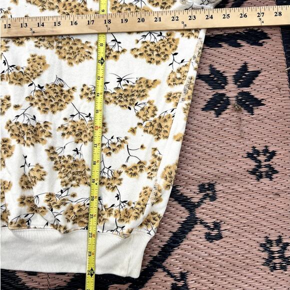 The Great. | Puff Sleeve Sweatshirt Chamomile Floral Size 2 Medium - Picture 7 of 7